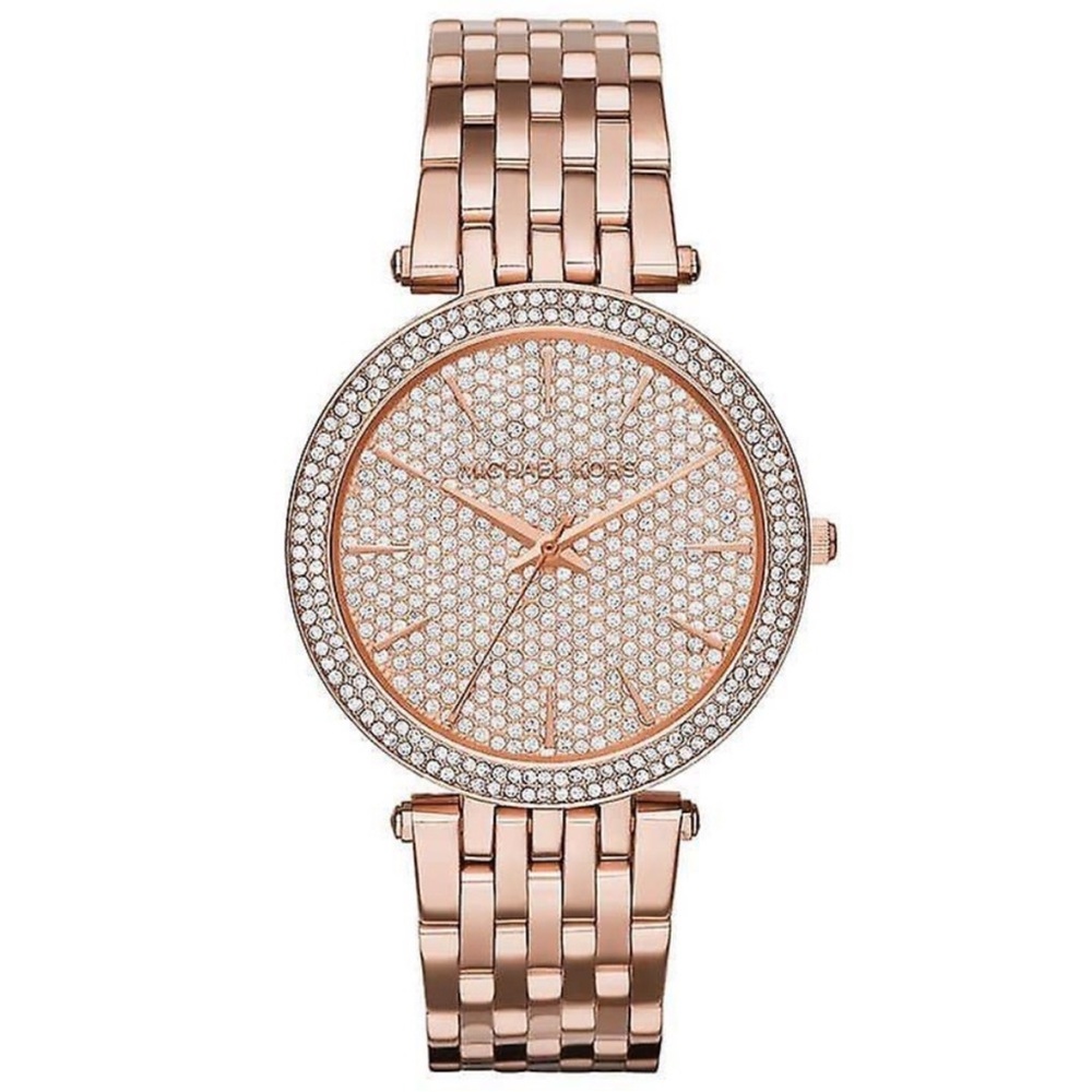 Michael Kors | Darci Rose Gold Pave Watch MK3439